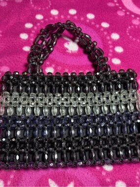 Vintage Handmade Beaded Mini Bag